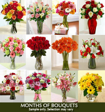 Monthly Bouquets - MyFlowerDepot